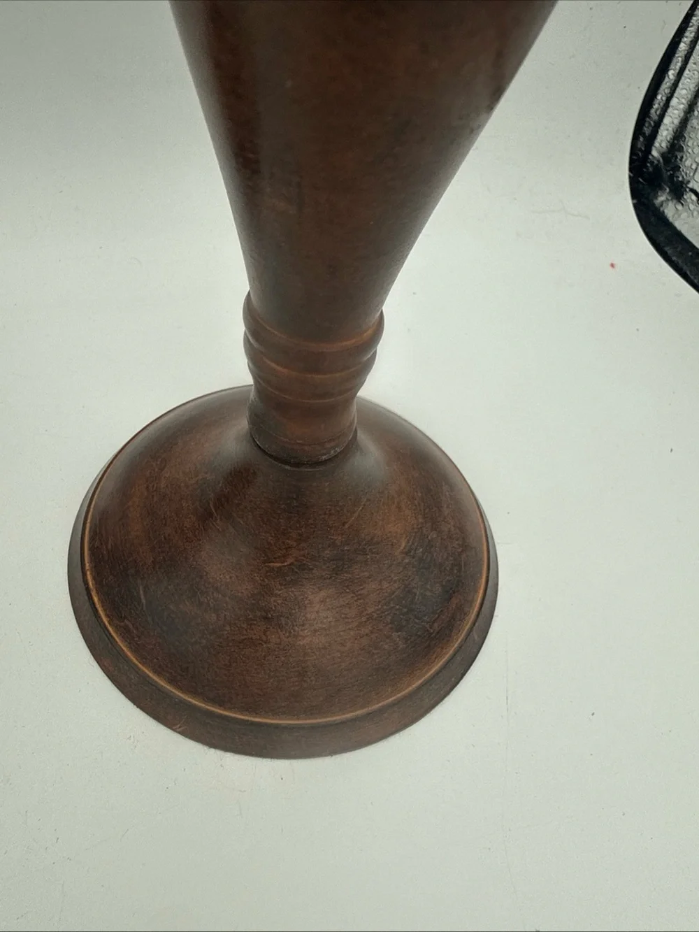 World Market Brass Painted Wood Like 9” Candle Stick Holders India